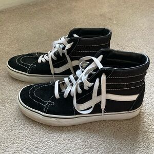 Vans Black Sk8-Hi Shoe W size 9